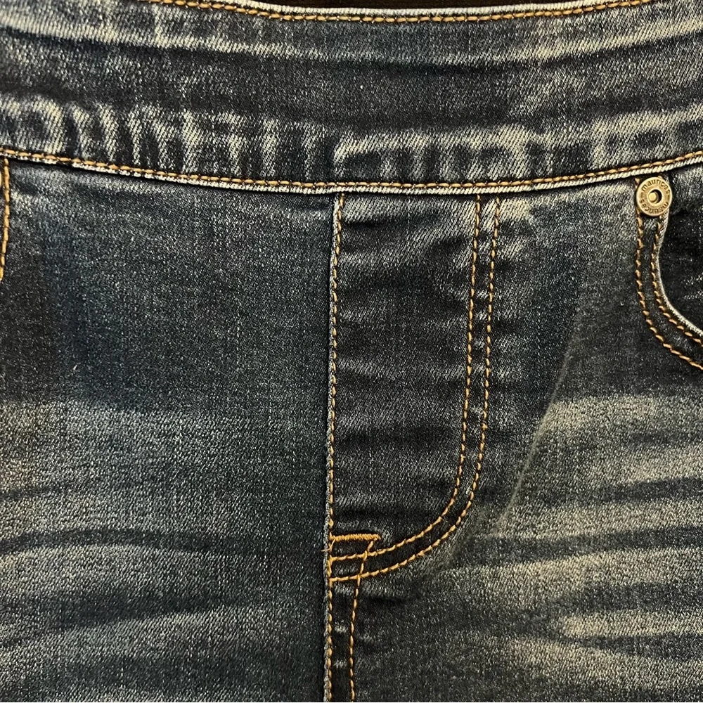 SOLD. MAURICES Womens Jeggings Skinny Leg Stretch Blue Size SR Small Regular - Picture 2 of 10